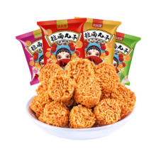 PLUS会员、需首购：BIBIZAN 比比赞 拉面丸子干脆面零食 混合味300g