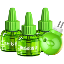 PLUS会员，需首购:青蛙王子 蚊香液45ml*3瓶+1器