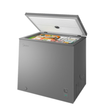 美的（Midea）专利减霜100L/143L/200L升家用商用囤货小冰柜家用 冷藏冷冻转换大冰柜一级能效母婴母乳小冰箱 【减霜80%】200L*囤货优选灰色款 200L