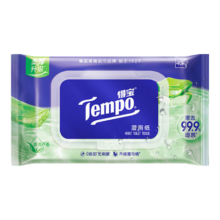 得宝（TEMPO）芦荟湿厕纸 40片*1包