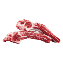 PLUS会员：百里炙 国产原切五肋牛肋排1kg*4件