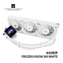 Thermalright(利民)  FROZEN VISION 360 WHITE 冰封视界 支持 LGA1700一体式水冷散热器 CPU散热器IPS液晶屏