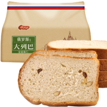 概率券、京东Plus:俄麦诺 全麦面包大列巴 400g