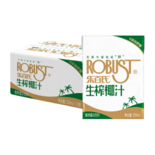 plus95折！天然鲜香乐百氏生榨椰子汁0添加蔗糖200mL *10盒