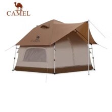 骆驼（CAMEL）户外露营蘑菇屋帐篷3-4人 1142253030，浅摩卡