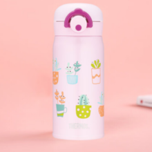 PLUS会员！THERMOS 膳魔师 保温杯不锈钢水杯粉色350ml