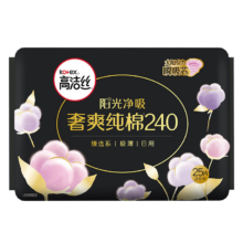 京东百亿补贴、PLUS会员：高洁丝（Kotex）卫生巾 臻选日用240mm29片+280mm16片