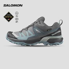 salomon 萨洛蒙 女款 户外运动徒步登山轻量稳定透气徒步鞋 X ULTRA 360 GTX 灰蓝色