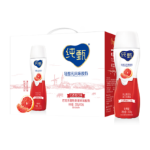 再降价：蒙牛?纯甄 高端轻酪乳风味酸奶 红西柚口味 230g×10瓶（礼盒装）*3件