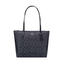 COACH/蔻驰女包拉链托特包单肩包购物袋4455