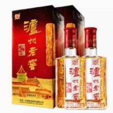 泸州老窖 六年窖头曲 浓香型高度白酒 52度500ml*2瓶 含礼袋