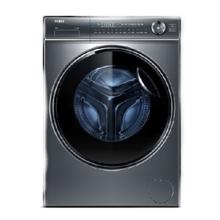 大件超省、PLUS会员：Haier 海尔 XQG100-BD14376LU1 直驱精华洗376 滚筒洗衣机 10kg 灰色