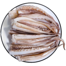 PLUS会员: 泰明扬 新鲜冷冻大号三去鱿鱼须 500g*5袋