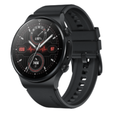 plus会员、概率券：华为 WATCH GT 2 Pro ECG版 曜石黑氟橡胶表带 46mm表盘  x2件