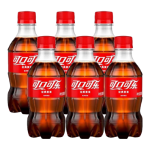 可口可乐（Coca-Cola）汽水碳酸饮料 可乐300ml*6瓶