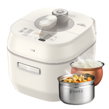 美的（Midea）电压力锅自动排气压力煲快速菜 WIFI智能家用5L速嫩感高压锅电饭煲顶置触控  精钢厚釜 MY-C567N