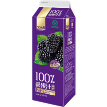 宝桑园100%桑果汁946ml*1盒NFC桑葚汁*8件