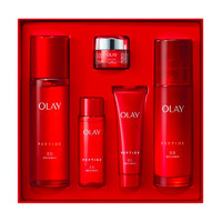 OLAY 玉兰油 大红瓶胜肽精华水乳套装紧致补水抗皱护肤品礼盒生日礼