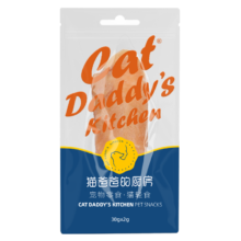 概率券、京东Plus: 猫爸爸的厨房 猫零食 原味鸡胸肉 30g