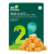 英氏（Engnice）婴幼儿水果溶溶豆草莓味儿童牛奶溶豆宝宝辅食6个月零食20g