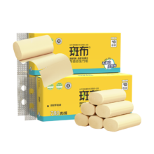 plus会员:斑布(BABO)卷纸 竹浆纸 4层78克30卷＊4件