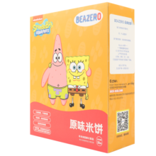 beazero未零海绵宝宝 有机婴幼儿辅食米饼 原味宝宝儿童零食36g