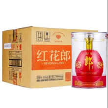 618预售：郎酒 红花郎 红钻 酱香型白酒 53度500ml*6瓶