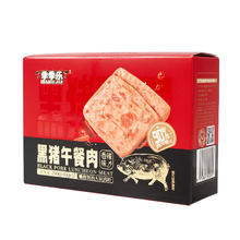 季季乐 儿童无添加色素黑猪午餐肉 200g（香辣味） 1盒