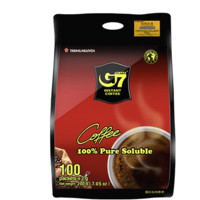 G7 COFFEE 中原G7美式速溶0蔗糖0脂健身黑咖啡200g（2g*100包）越南进口