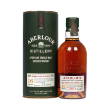 亚伯乐（Aberlour）16年 双桶 苏格兰单一麦芽威士忌 700ml 进口洋酒639元