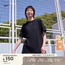 NIKE 耐克 女子夏季宽松纯棉T恤 FD4150