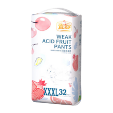 宜婴 弱酸水果全包臀小内裤XXXL32片*4件