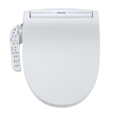 Panasonic松下智能马桶盖除菌防臭D型U型电动加热抗菌3D曲面即热家用坐便盖 DL-PK30DCWS