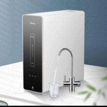 美的（Midea）净水器家用厨下式RO反渗透纯水机 麒麟400G