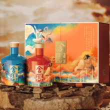 舍得 品味舍得追天者（夸父+嫦娥）礼盒装 浓香型白酒 52度 500mL 2瓶 单盒装