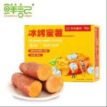 鲜记 冰烤蜜薯300g/盒 即食独立包装烤红薯