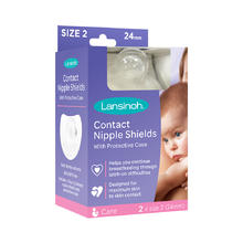 Lansinoh 兰思诺 进口防咬轻薄乳头保护罩2片双层保护24mm
