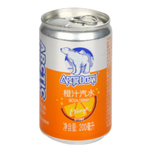 11日10点，限量3000件：北冰洋 橙汁汽水迷你罐200ml*6罐