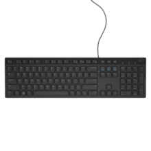 戴尔（DELL）KB216 键盘 有线  多媒体键盘 办公键盘 全尺寸键盘  即插即用  键盘（黑色）