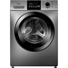 美的（Midea）超薄滚筒洗衣机全自动家用10公斤大容量 高温除菌健康除螨洗 V33变频节能一级能效智控 洗脱一体   MG100V33WY