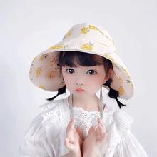 保罗·弗希尼 宝宝帽女夏季遮阳防晒透气薄款太阳帽