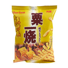 88VIP会员：四洲粟一烧烧烤味玉米条80G香脆膨化脆条休闲零食食品网红小吃