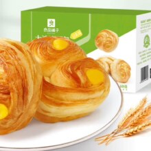 PLUS会员:良品铺子 大波浪面包(豆乳味)  600g*2箱