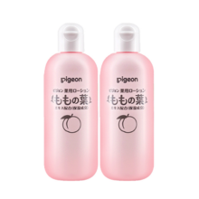 京东百亿补贴，plus会员:贝亲（Pigeon）桃子水桃叶婴儿儿童液体爽身露保湿四季通用200ml*2日本原装进口
