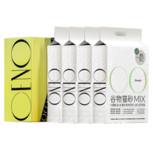 CENO 谷物混合猫砂除臭植物猫沙原味猫咪用品MIX 2.5kg*4包整箱装