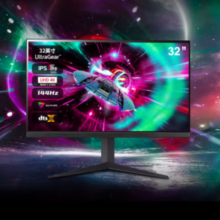 LG 乐金 32GR93U 31.5英寸 IPS G-sync FreeSync 显示器（3840×2160、144Hz、HDR400）