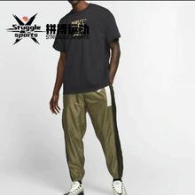 百亿补贴：NIKE 耐克 美式复古字母印花短袖 正肩袖T恤 男 款 黑色 CJ1783-010