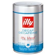 ILLY意利（illy）咖啡粉（低咖啡因/中烘）阿拉比卡意式咖啡罐装250g