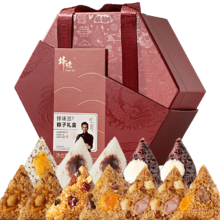 plus会员：锋味派 粽子礼盒嘉兴特产礼品12粽8味 1200g*2