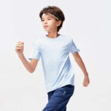 京东百亿补贴、plus：亚瑟士（asics）童装2024夏季男女儿童吸湿速干舒适弹力短袖T恤